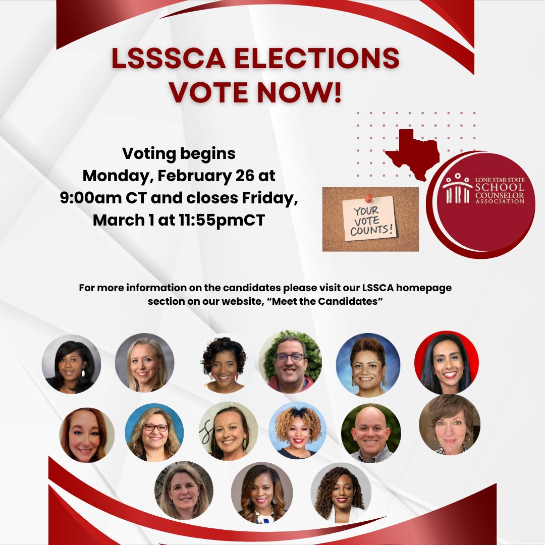 Voting begins now! Check your membership email to cast your vote for our 2024 Board Elections! 🎉❤️ #LSSSCA #forgingourlegacy