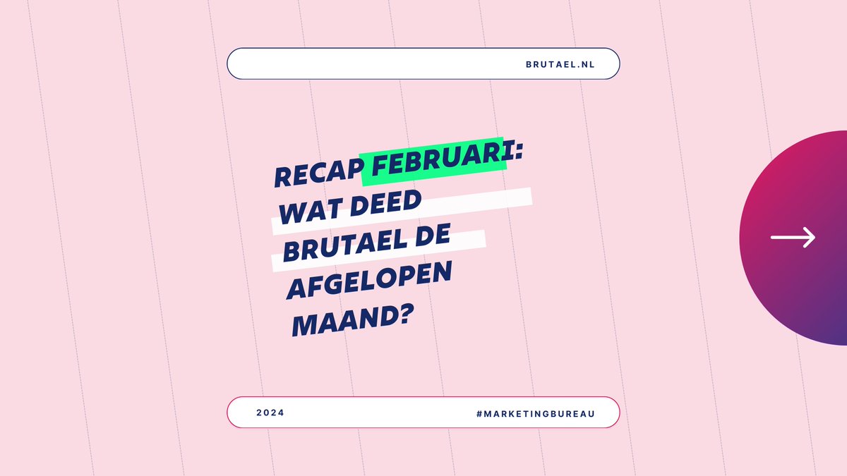 brutaelpunt's tweet photo. Benieuwd wat BRUTAEL. de afgelopen maand heeft uitgespookt? 👻

Hier zijn de highlights van februari:

⚪️ 1. BRUTAEL. verwelkomde een nieuw teamlid om de socials te beheren! 👟 Welkom bij BRUTAEL., @mirchappellens! 💪 🤳
⚪️ 2. We hebben onze services uitgebreid met een nieuwe expertise: social media beheer. Nu kun je bij ons terecht voor zowel advertenties op social media als het beheer en de creatie van socialmediakanalen.
⚪️ 3. We plaatsten onze eerste TikTok voor @martijndewitvloeren.
⚪️ 4. https://t.co/SbxIYJYeQE is geoptimaliseerd.
⚪️ 5. Onze klanten zijn aangesloten op Server Side Tracking, is jouw website al aangesloten of mis je nog data? Stuur ons gerust een DM voor meer info.
⚪️ 6. We hebben de Google Ads-campagnes voor onze klanten geoptimaliseerd deze maand.
⚪️ 7. Cookie Consent V2 is geïmplementeerd voor onze klanten. Ben jij hier al klaar voor? ✅
⚪️ 8. Demand Gen-campagnes zijn getest.
⚪️ 9. Last but not least, we zijn verhuisd naar een nieuw kantoor! Met meer ruimte kunnen we nog beter aan de slag gaan met de marketing van jouw onderneming! 🔝

Laat weten in de comments wat jouw highlight van februari was. 👇