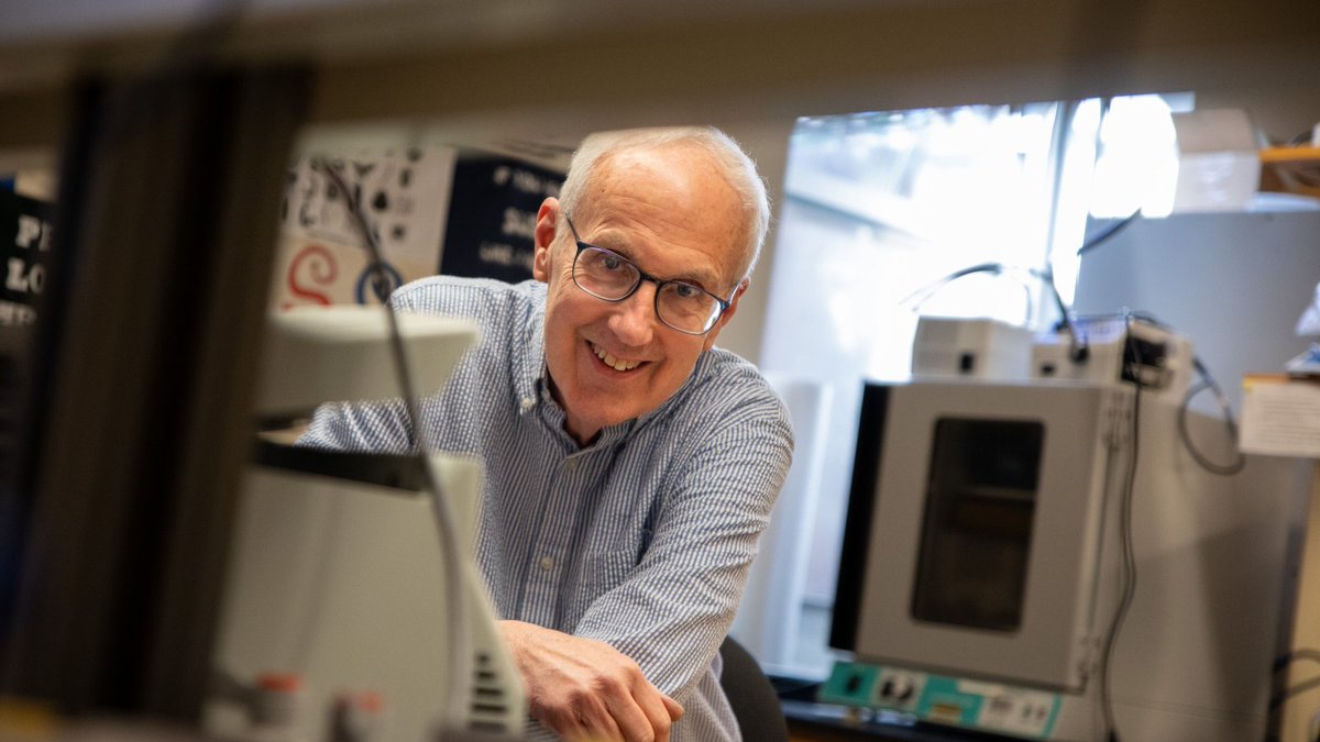 PurdueBiolSci's tweet photo. Peace, Love, and Parasites

Dennis Minchella, much beloved Prof @PurdueBiolSci who also served as the Associate Dean for Undergraduate Education for @PurdueScience for 13 years, talks about his 50+ years at #Purdue
@lifeatpurdue #science #biology
https://t.co/goDOpoPWdM https://t.co/AiVsZehwEU