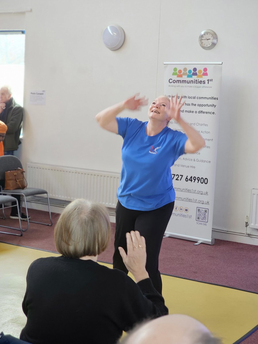 Really enjoyed our inclusive dance session at the @1stcommunities Support for Wellbeing event! At Aberford Community Centre in #Borehamwood until 4pm