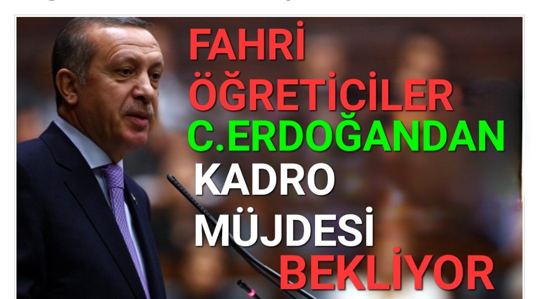 #MilletinAdamı 🇹🇷
Cumhurbaşkanımız Sn.Recep Tayyip Erdoğan

Her kesime verilen  #KADRO müjdesni
#DİYANET FAHRİ (Geçici) ÖĞRETİCİLER de hak edyor

FAHRİ HOCALARIMIZI MAĞDUR etmeyin✅
#AKPARTİ
#CumhurunReisi70yaşında 
#RecepTayyipErdoğan
#iyikidoğdunreis

<a href="/RTErdogan/">Recep Tayyip Erdoğan</a>
<a href="/isikhanvedat/">Prof. Dr. Vedat Işıkhan</a>