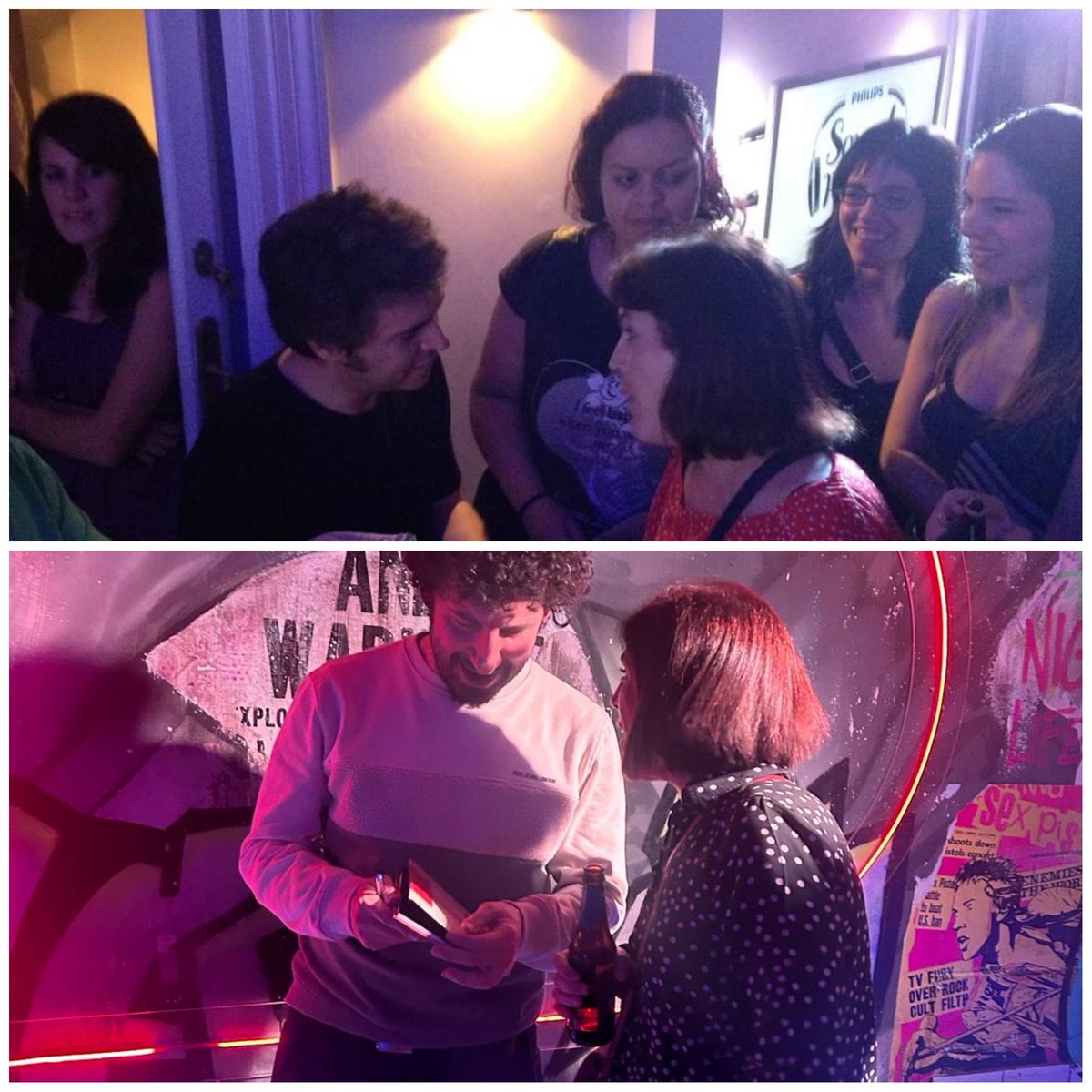 hallie79's tweet photo. Qué de recuerdos la primera y que lunes más bonito me ha dado la segunda. Como admiro a estos dos grandes! https://t.co/yP70OyyKUn