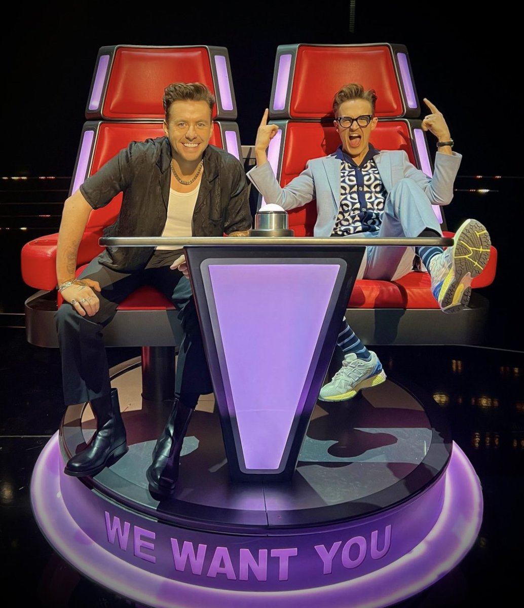 First look at Danny & Tom in The Voice UK’s first ever double chair! 

The 13th series of #TheVoiceUK is set to air in September later this year 🎤