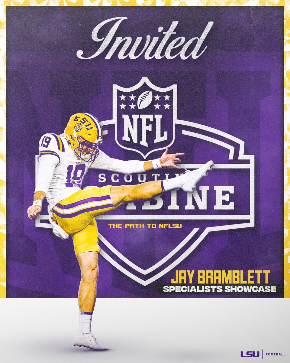Punter <a href="/jbram_15/">Jay Bramblett</a> has been invited to the NFL Specialist Combine in Indianapolis