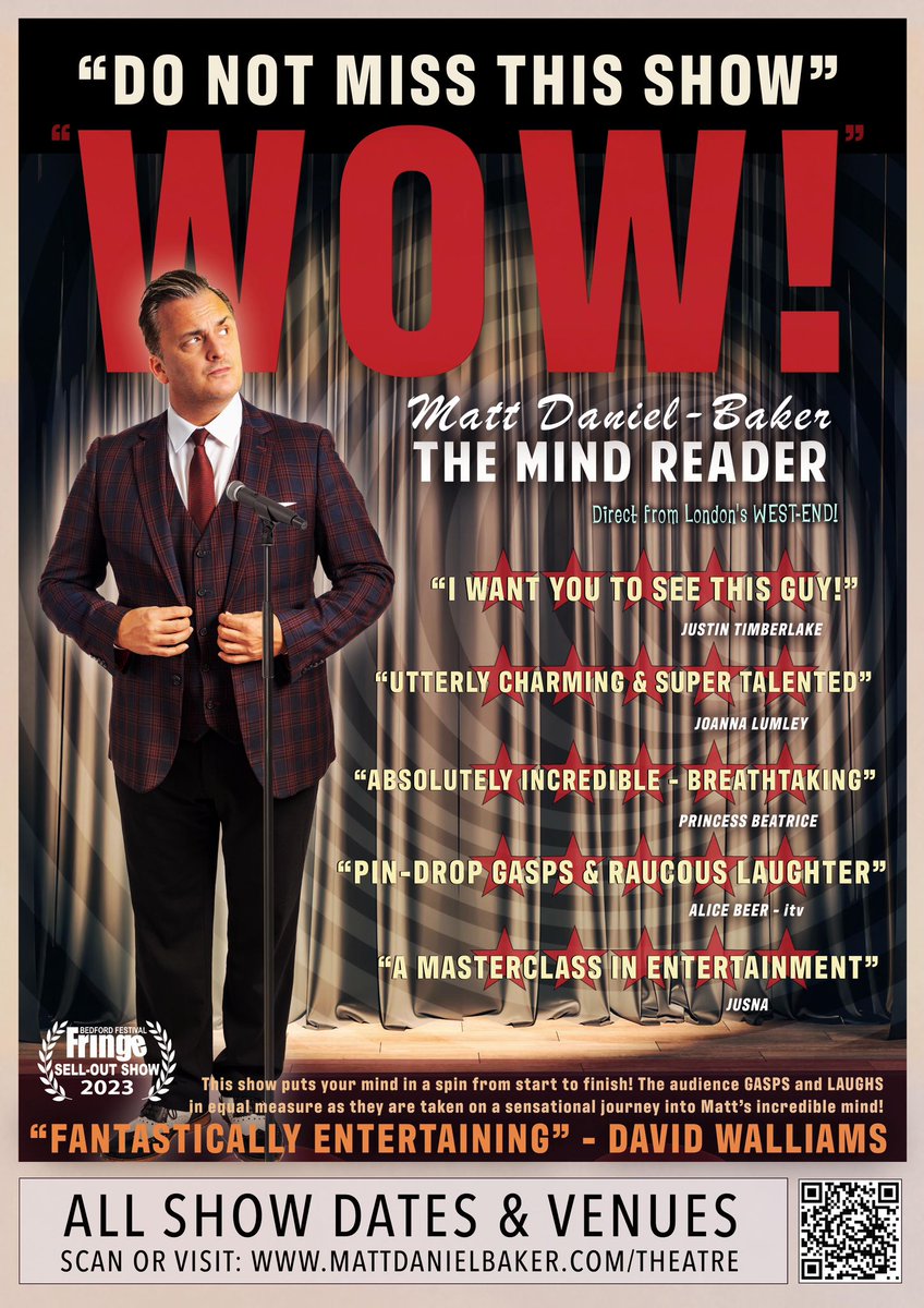 Hilary O'Neil (@hilsoneil) on Twitter photo What is says on top of this poster!
<a href="/CrazyCoqs/">Crazy Coqs</a> tomorrow night 28th! Also Astor Theatre Deal Kent March 8th <a href="/cranleigharts/">Cranleigh Arts</a> March 9th <a href="/OldCourtWin/">The Old Court</a> March 23rd. Check Matt's website for details. #kent #surrey #berkshire #westend
<a href="/ONeilManagement/">ONeilManagementUK</a> #mindreader
<a href="/mattdanielbaker/">Matt Daniel-Baker</a> What is says on top of this poster!
<a href="/CrazyCoqs/">Crazy Coqs</a> tomorrow night 28th! Also Astor Theatre Deal Kent March 8th <a href="/cranleigharts/">Cranleigh Arts</a> March 9th <a href="/OldCourtWin/">The Old Court</a> March 23rd. Check Matt's website for details. #kent #surrey #berkshire #westend
<a href="/ONeilManagement/">ONeilManagementUK</a> #mindreader
<a href="/mattdanielbaker/">Matt Daniel-Baker</a>