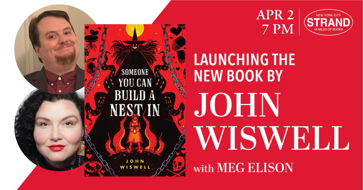 The news is out: on April 2nd I’ll be doing my book launch party at The Strand in New York City! This little weirdo is going to one of the most magical bookstores on Earth. I'll be in conversation with the inimitable @megelison. Hope to see you there!
