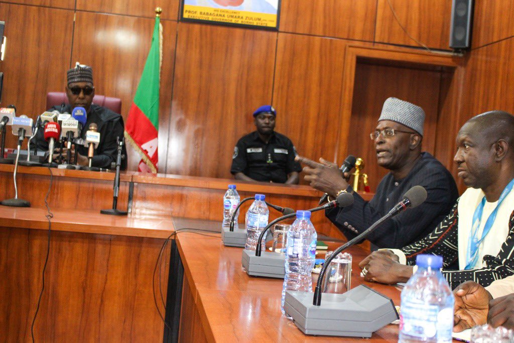 So pleased to be back to #Maiduguri . Insightful discussion with @GovBorno, H.E. Babagana Umar Zulum @ProfZulum on strengthening @UN_Nigeria & Borno Gov’t collaboration to advance HR, safe, durable solutions for those affected by conflict. Kudos to our humanitarian partners too.