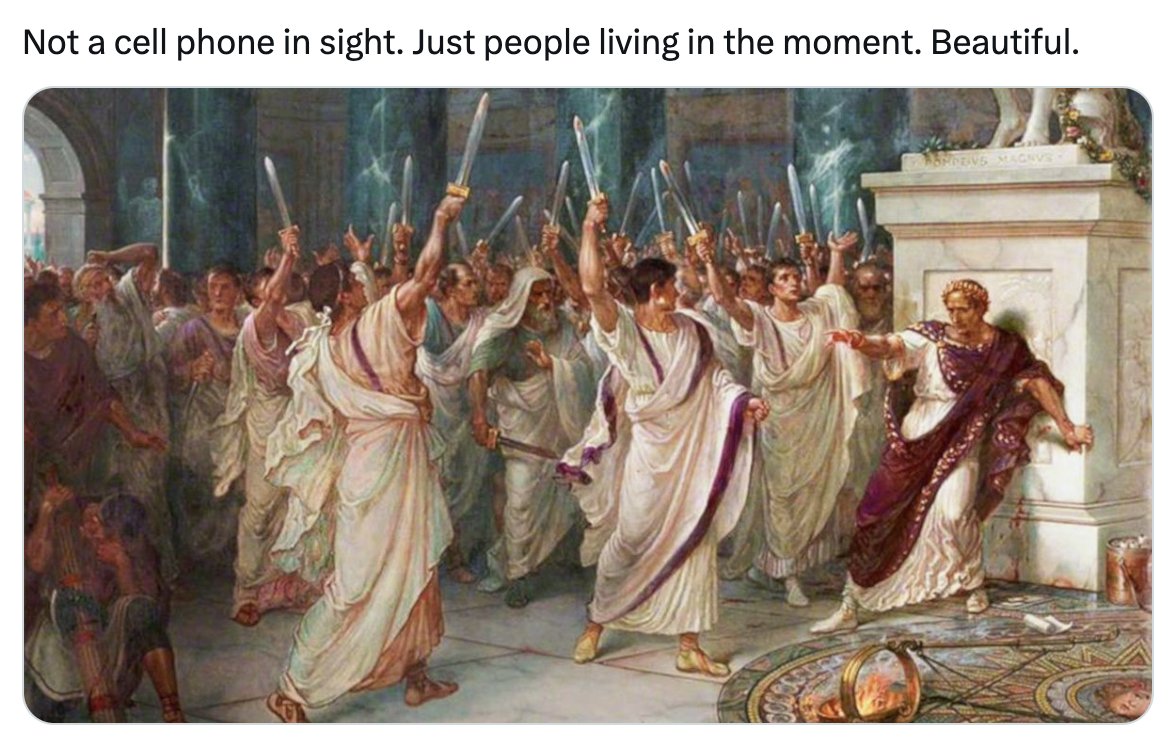 Foolsottawa's tweet photo. Happy #MemeMonday, Fools fans! 🎊
The Ides of March swiftly approaches, so take some time this week and #checkin with your #innercircle, #justtobesafe. 👬 🔪 👭
#shakespeare #shakespearememe #friendsdontletfriendsstabfriends https://t.co/7H2vhMewIV