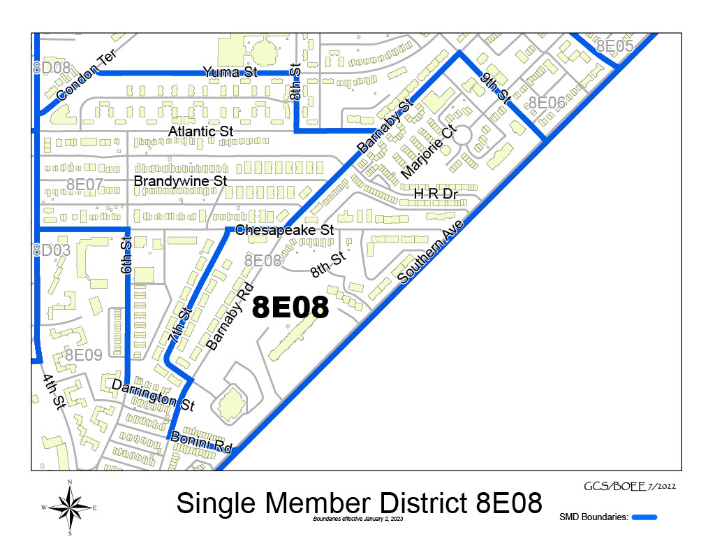 The Board of Elections has certified the following vacancy in your Advisory Neighborhood Commission (ANC). Residents in 8E08 interested in serving as ANC Commissioners can pick up petitions now.