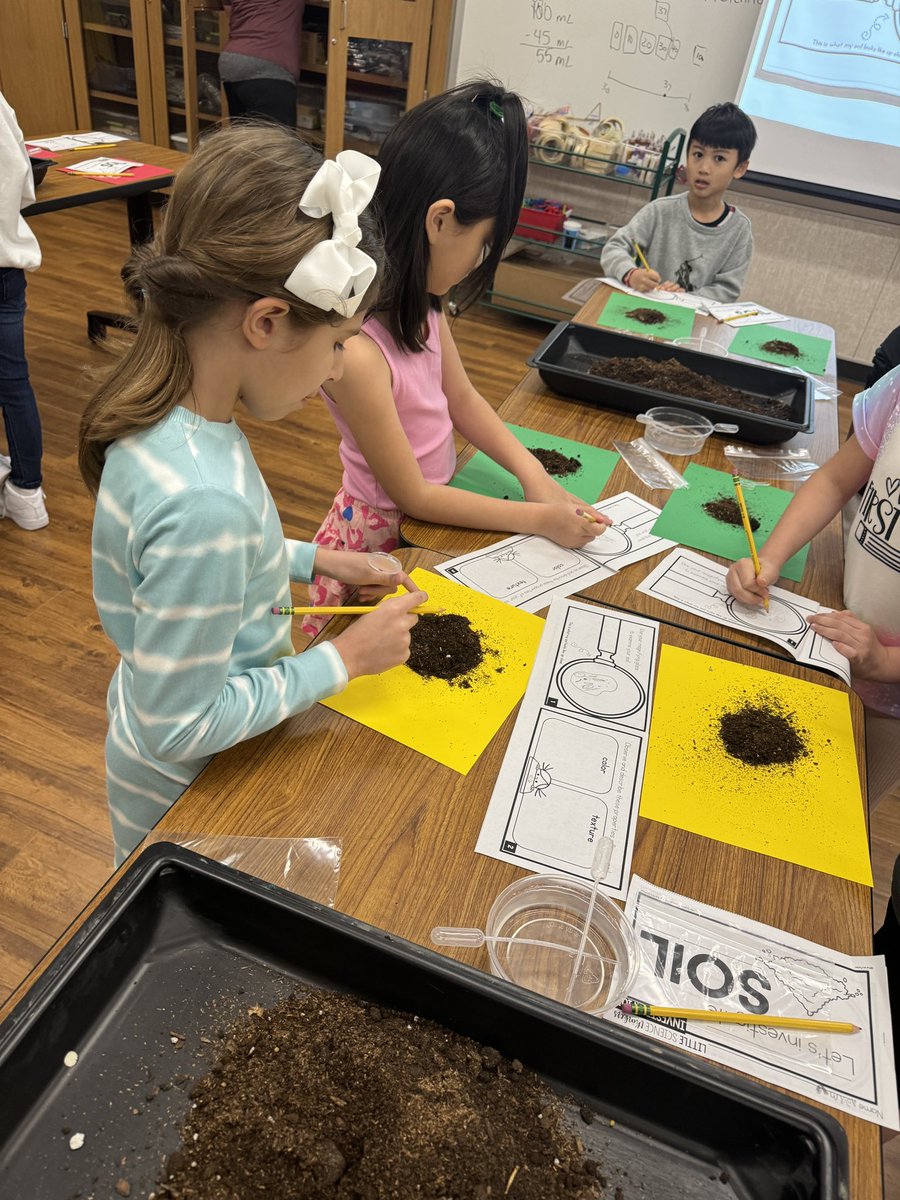1st Grade exploring soil in the science lab today. 🔎 #ACEcubs #WeLeadTx <a href="/KatyISD/">Katy ISD</a> <a href="/katyisd_ELEMCI/">Katy ISD Elementary Curriculum & Instruction</a> @campbellcubs