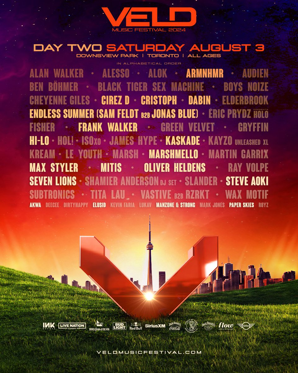 Veld Music Festival lineup