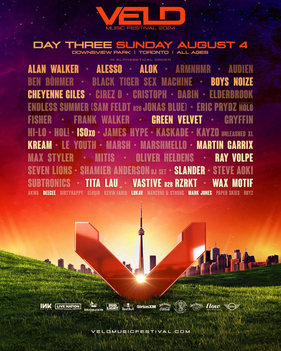 Veld Music Festival lineup