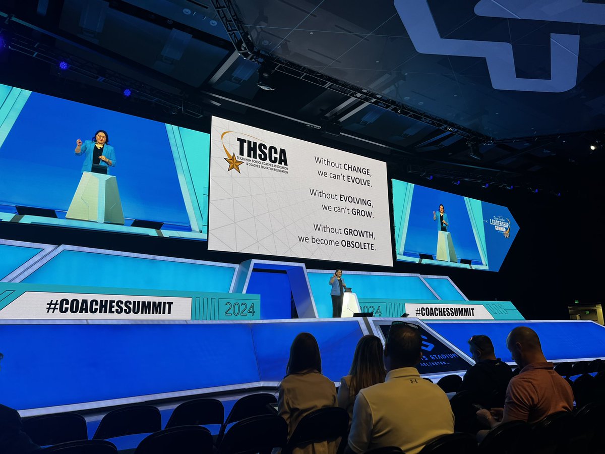 “Evolving is what is best for kids.” #COACHINGSUMMIT