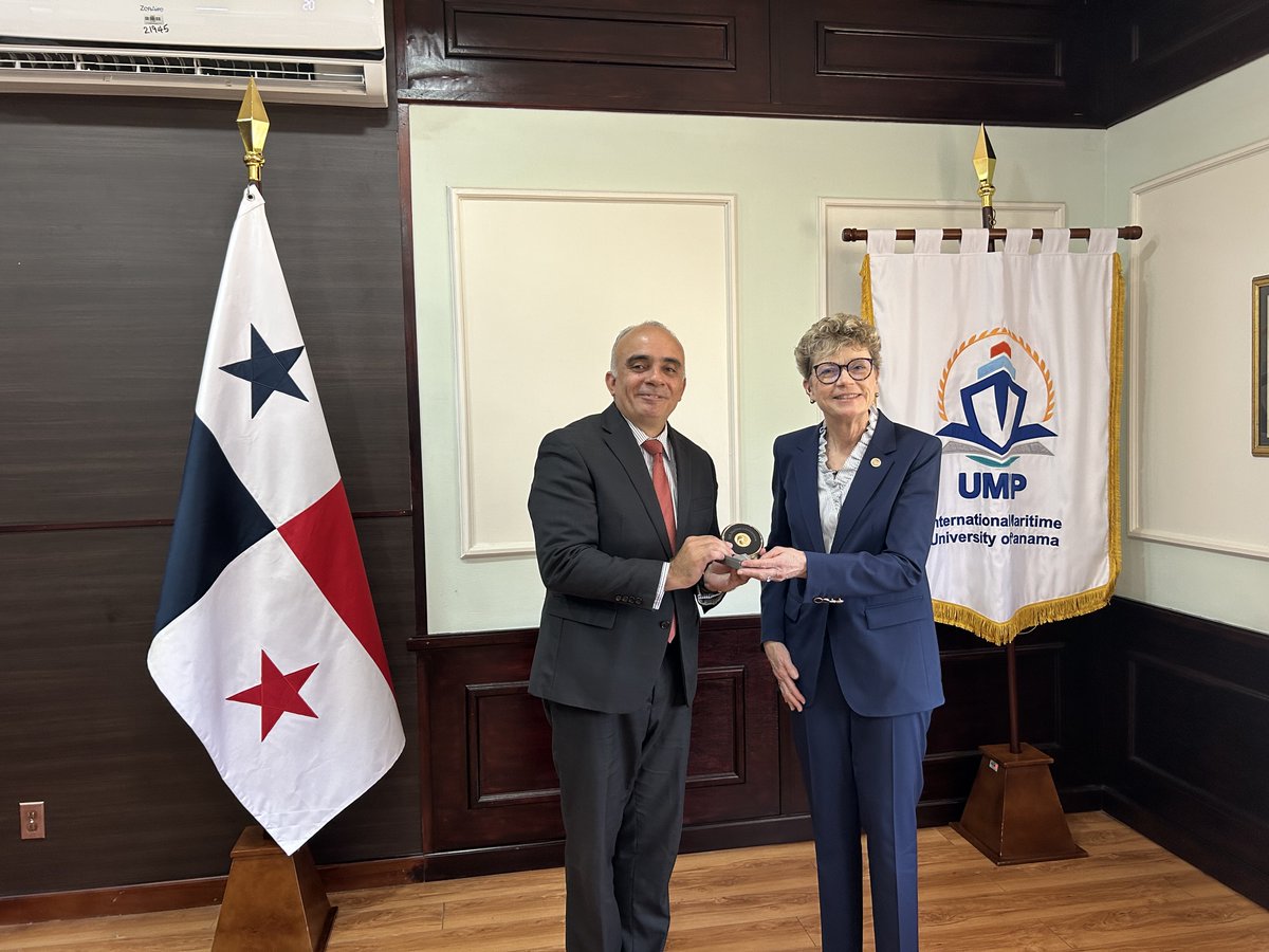 U.S. Maritime Administrator Ann C. Phillips & UMIP Dean Victor Luna Barahona discussed mariner welfare, workforce development, and the need for skilled mariners. The meeting included a campus tour, highlighting facilities like the Center for Simulators and Applied Technologies.