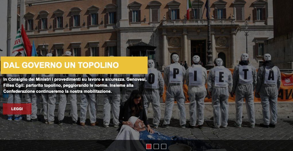 filleacgil (@filleacgil) on Twitter photo #appalti e #sicurezza <a href="/alegencgil/">A.Genovesi</a>: il #Governo ha partorito un topolino, peggiorando addirittura le norme. Continueremo la mobilitazione affinché il #Parlamento lavori ad una legge veramente a tutela dei lavoratori e della loro salute! Leggi tutto > shorturl.at/adksw #appalti e #sicurezza <a href="/alegencgil/">A.Genovesi</a>: il #Governo ha partorito un topolino, peggiorando addirittura le norme. Continueremo la mobilitazione affinché il #Parlamento lavori ad una legge veramente a tutela dei lavoratori e della loro salute! Leggi tutto > shorturl.at/adksw