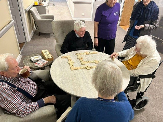 LimegroveCareAH's tweet image. The #dominos #Challenge continues with Tom taking on more #opponents
#carehome #easthorsley @AnchorLaterLife