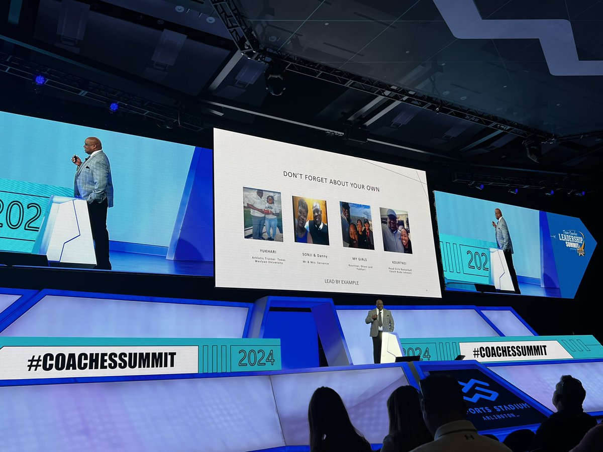 “Leading starts at home” - Coach Danny Servance”
#COACHESSUMMIT