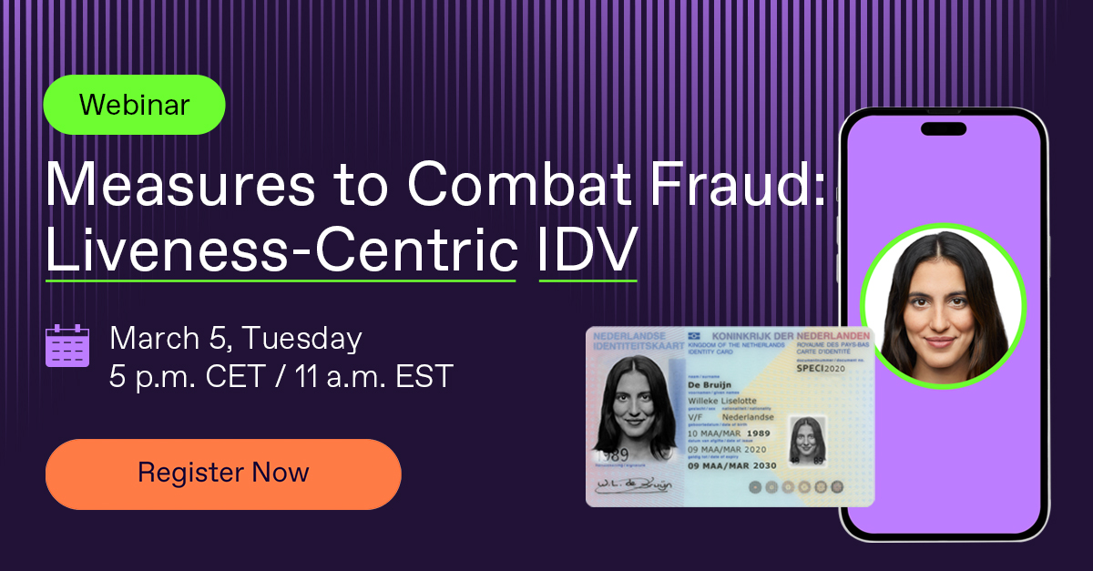 RegulaForensics's tweet image. With cybercrime becoming more sophisticated, it’s crucial to have #livenessdetection for both documents and biometrics in remote customer onboarding. Join the Regula #webinar, Measures to Combat Fraud: Liveness-Centric IDV, on Tue, March 5 at 5 p.m. CET. explore.regula.app/webinar-livene…
