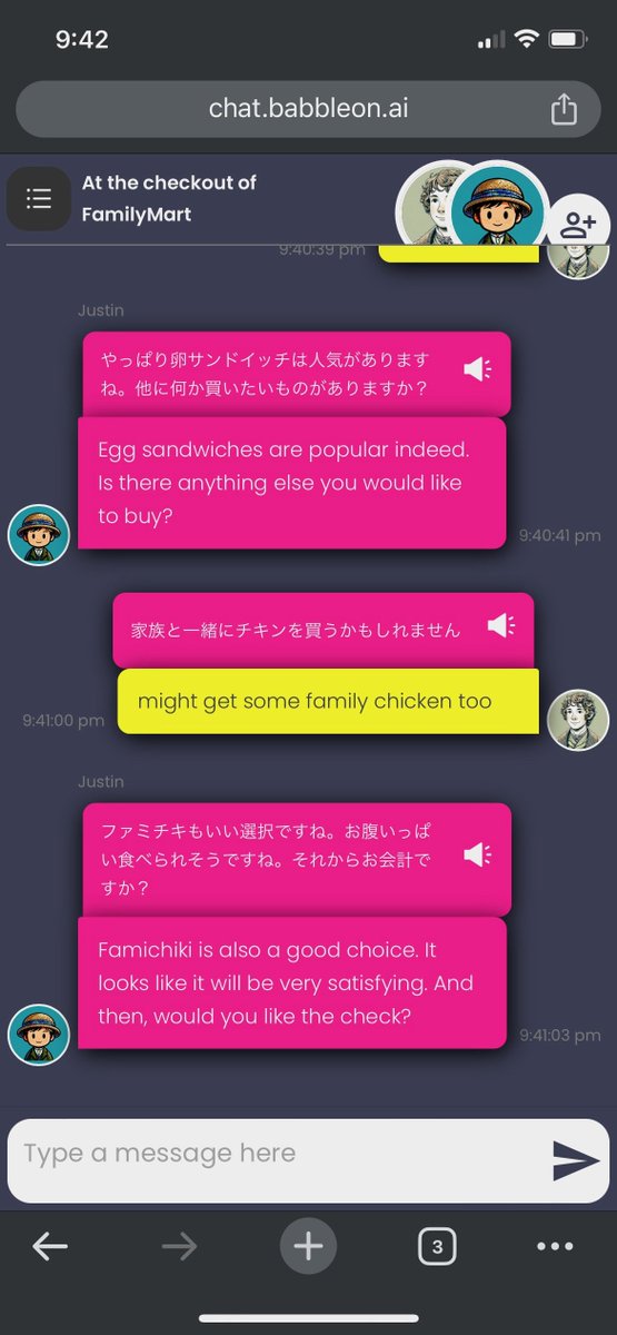 BabbleonAI's tweet image. We gave our UI a bit of refresh - give it a try and let us know what you think! 

chat.babbleon.ai 

#buildinpublic #langchat #translation
