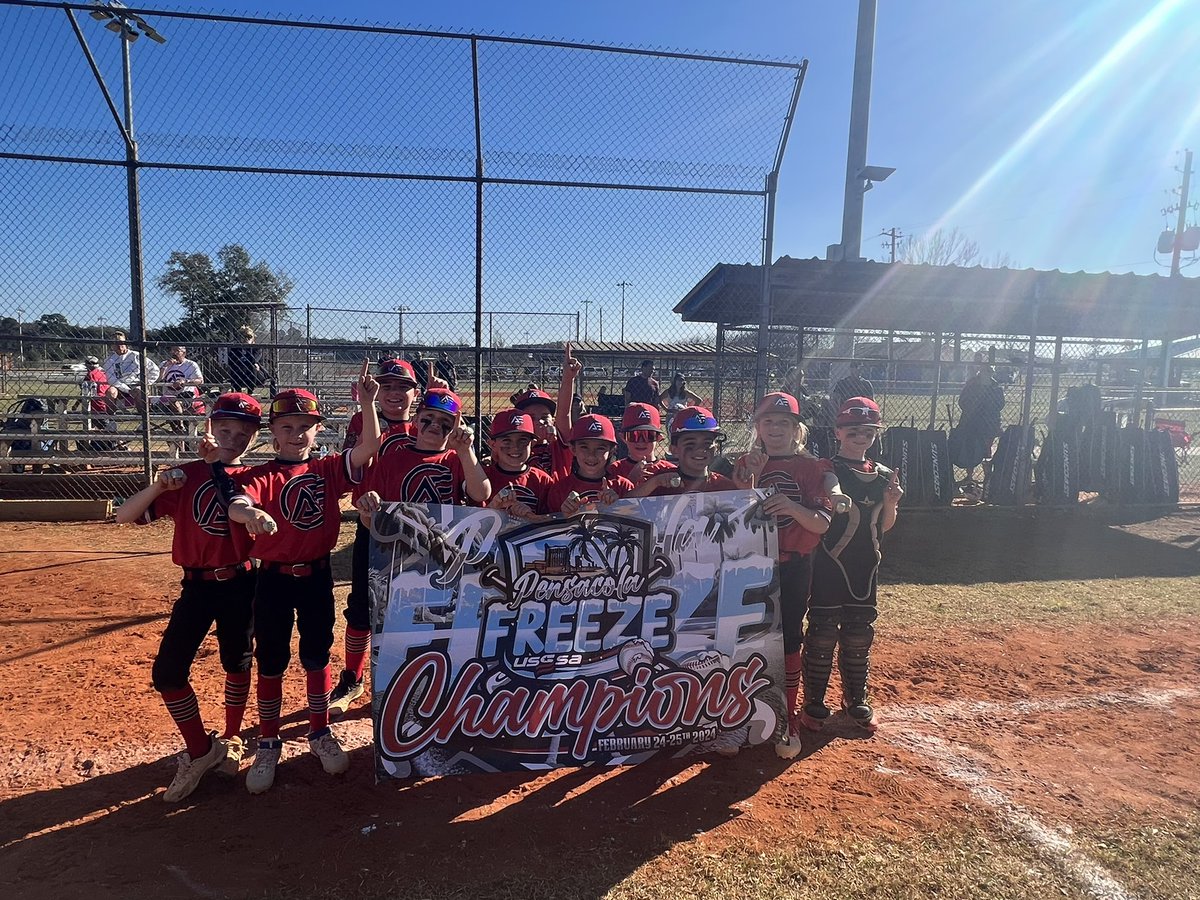USSSASports's tweet photo. USSSA Pensacola Freeze 8u Finalists!
Champion: Adiktiv Elite
Runner up: Toros

Congratulations to both squads for a fantastic event! See everybody soon!
#PanhandleUSSSA https://t.co/ReZvkhdGdl