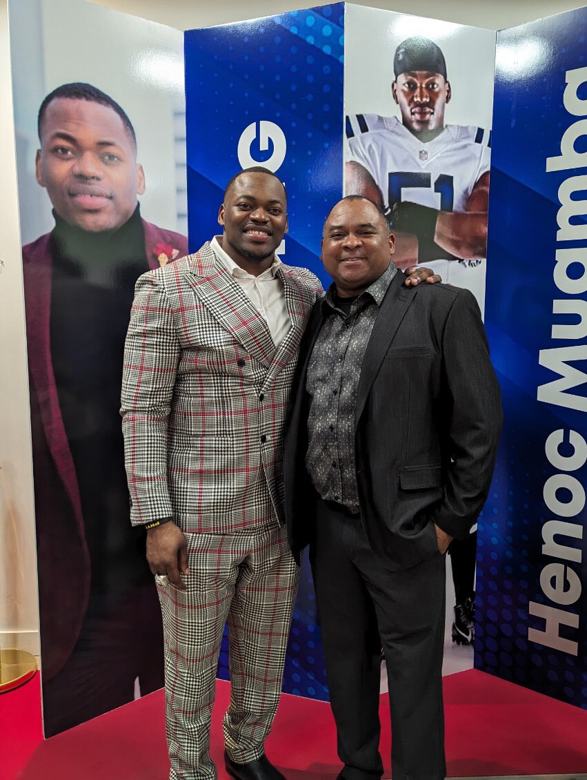 GaryWatermanX's tweet photo. Recently, I had the pleasure of attending the retirement celebration of former STFX LB &amp; pro player @HenocMuamba. The outpouring of love was incredible. Henoc, as you embark on this new chapter, know that your legacy will inspire generations to come. #hailandhealth @StFXAthletics https://t.co/r4Qspx1nEz