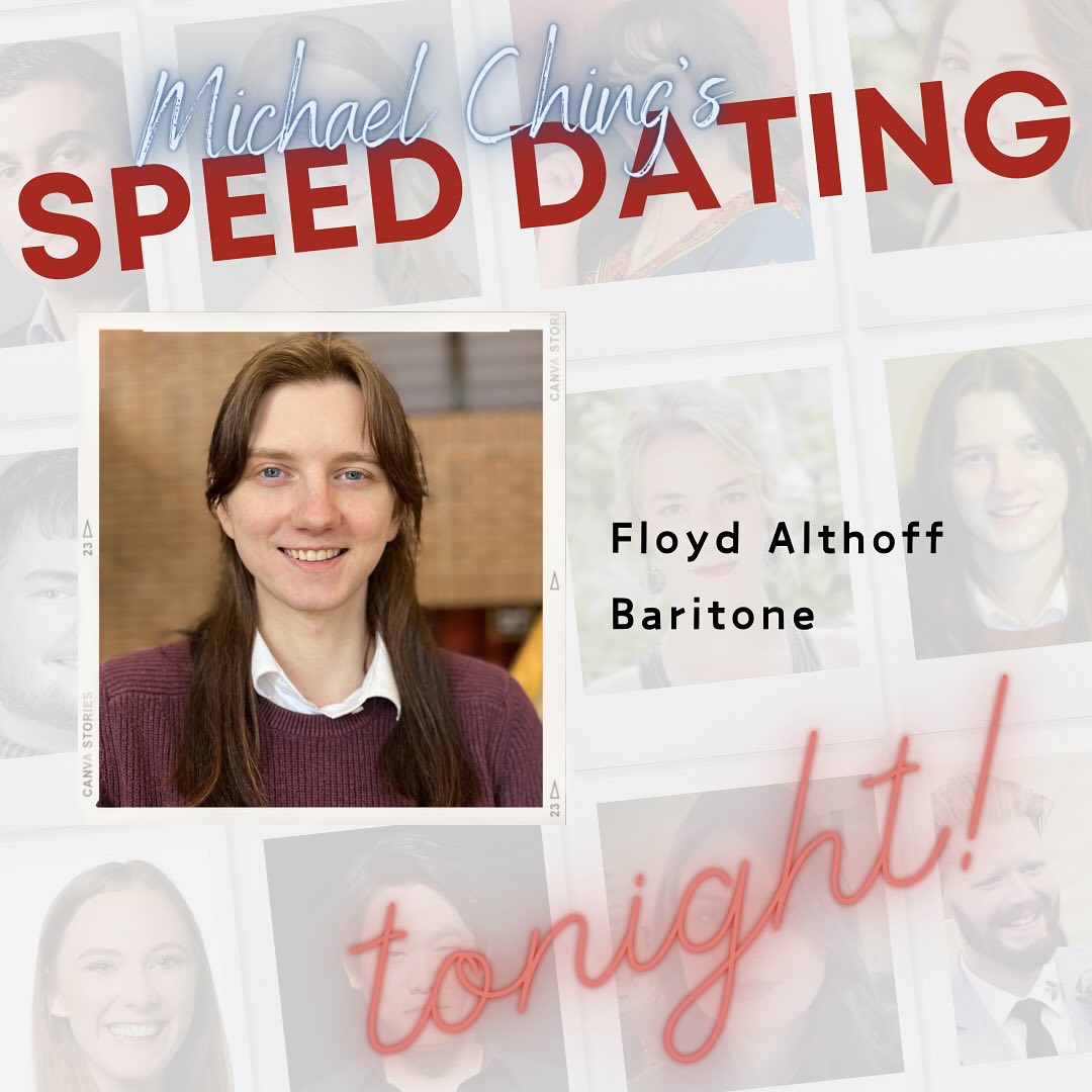 Floyd graduated from <a href="/NDSU/">North Dakota State University</a> with a BA in Voice &amp; Anthropology. Speed Dating Tonight! is his 1st role with FM Opera after singing in the chorus of Don Giovanni, Le nozze di Figaro, &amp; La Bohème. This past summer he was part of FIO Italia’s 2024 Festival in the Marché region of Italy