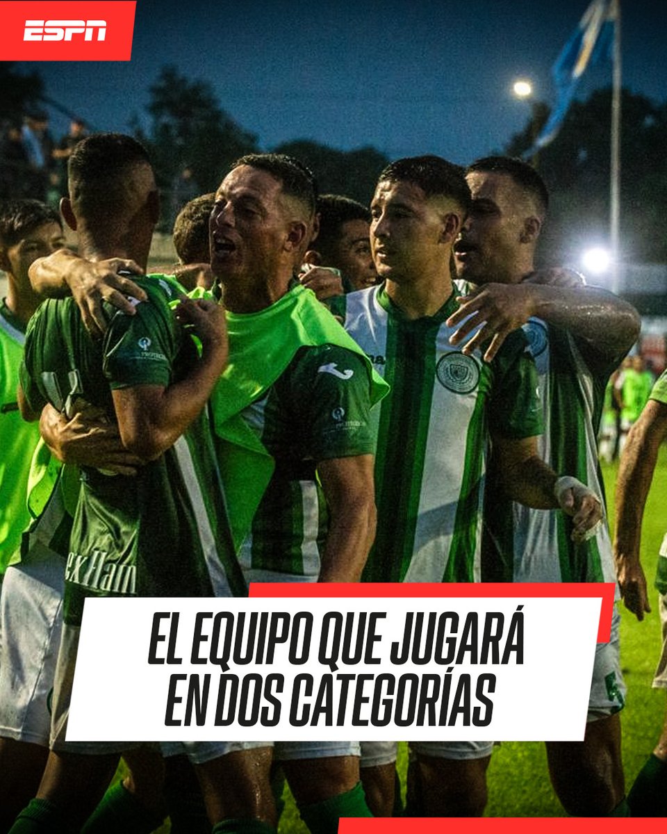 ESPNArgentina's tweet photo. 😵‍💫 ¡¿ESTÁ CHEQUEADO?!

🤪 #Camioneros consiguió su pasaje para jugar el Federal A y, a su vez, fue invitado al Torneo Promocional Amateur.

😱 ¿Qué significa esto? El equipo buscará el ascenso a la Primera Nacional y a la Primera C ¡AL MISMO TIEMPO! ¡FÚTBOL ARGENTINO! https://t.co/BwHSbKhoUy