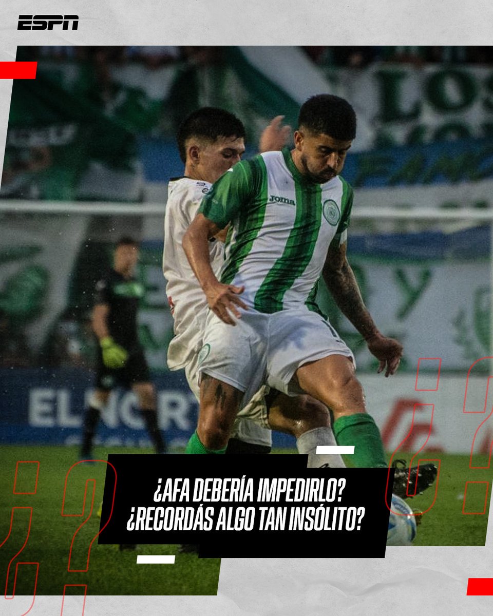 ESPNArgentina's tweet photo. 😵‍💫 ¡¿ESTÁ CHEQUEADO?!

🤪 #Camioneros consiguió su pasaje para jugar el Federal A y, a su vez, fue invitado al Torneo Promocional Amateur.

😱 ¿Qué significa esto? El equipo buscará el ascenso a la Primera Nacional y a la Primera C ¡AL MISMO TIEMPO! ¡FÚTBOL ARGENTINO! https://t.co/BwHSbKhoUy