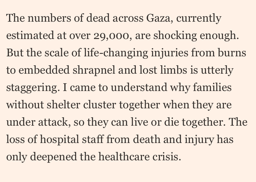 a former vice-president of the Royal College of Surgeons of England writes for the FT about working in Gaza this month: ft.com/content/aab2a3…