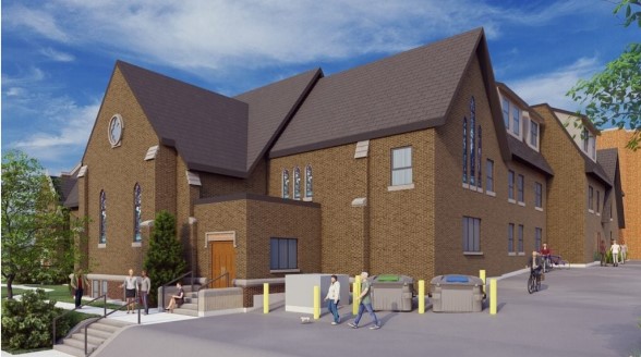 IndwellCA's tweet photo. “We, at Indwell, love to find buildings that have had a previous life and a previous use, and are ready for another chapter, and take those spaces and convert them into housing."

Curious about St. Mark's Place and Indwell's housing model? Read more: https://t.co/flIA55Jijm https://t.co/D5m7aKg4gk
