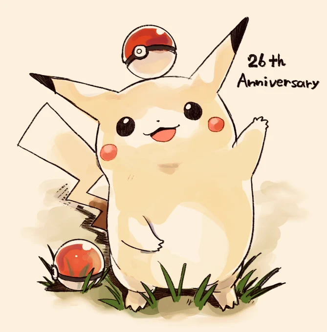 今日は間に合わないと思うので過去絵でお祝い 