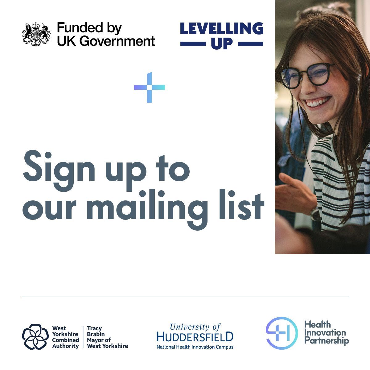 To stay up to date with latest news and events from the Huddersfield Health Innovation Partnership, sign up to our mailing list here. 👇 buff.ly/3wqU3F4 #UKSPF @WYBizAndSkills @WestYorkshireCA @MayorofWY @HuddersfieldUni @3mbic @BizKirklees @healthinnovyh