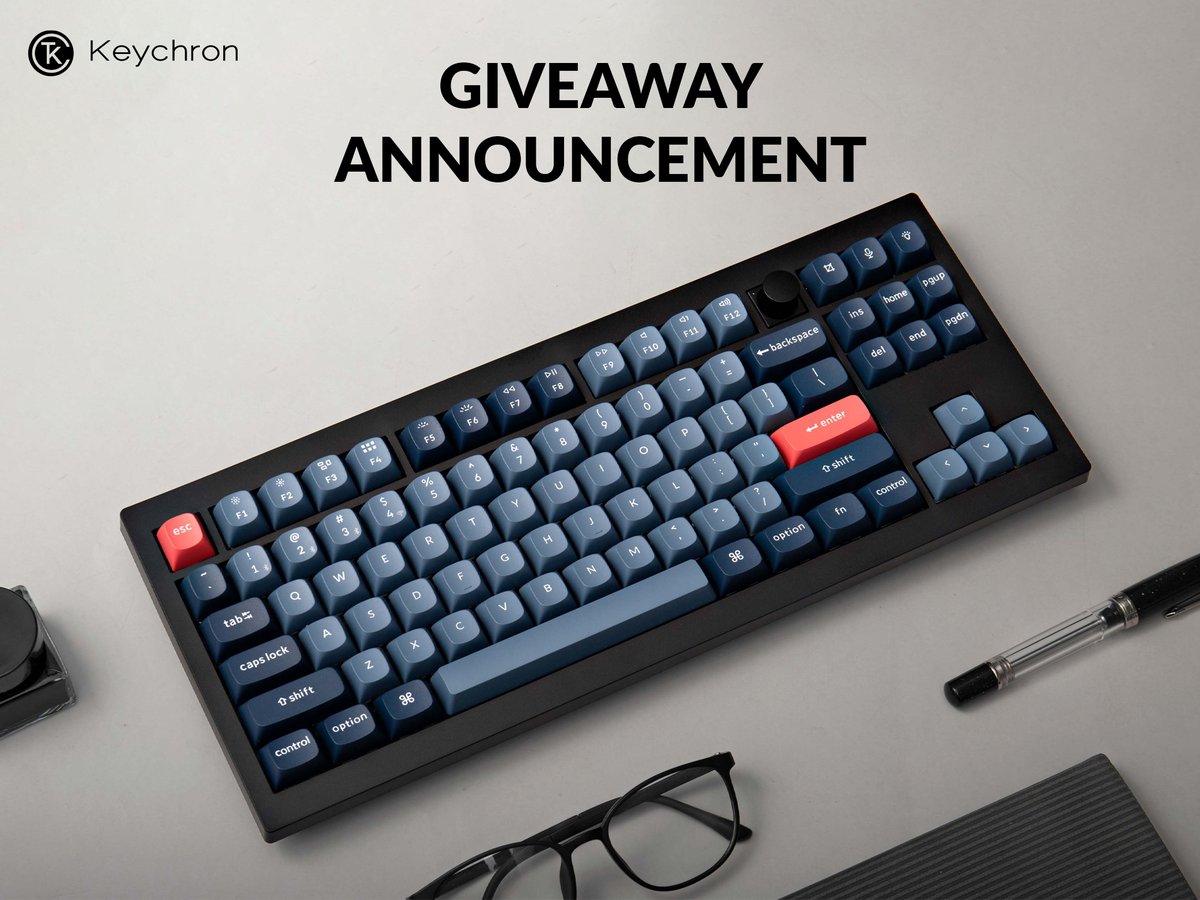 KeychronMK's tweet photo. Congratulations, @VanDenTrein and @brandon2482 , for winning the Keychron V3 Max giveaway!
🥳We will be contacting you for shipping details.
🤩Stay tuned for more giveaways!
#KeychronV3Max #Keychron #customkeyboard #mechanicalkeyboard #wirelesskeyboard #keyboards #desksetup https://t.co/V1RBIasbPa