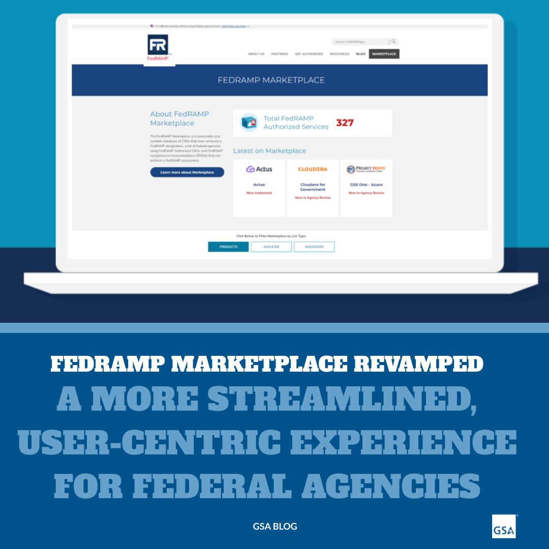 ☁️💻 Discover the revamped #FedRAMP Marketplace! With improved navigation, faster load times, and user-friendly features, it helps federal agencies find secure cloud solutions more efficiently. ➡️ ow.ly/Fy4G50QHQv8