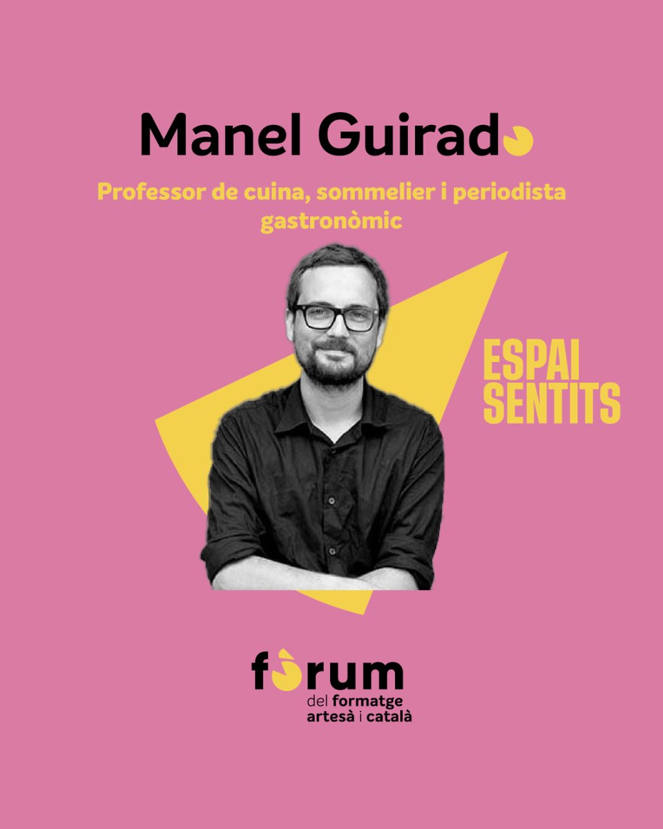 Forumformatge's tweet image. @ManelGuirado al #ForumFormatge

El polifacètic professor de cuina, sommelier i periodista gastronòmic, ens captivarà amb un tast de formatges artesans per a tota la família el dissabte, i el diumenge, farà una xerrada sobre el formatge al petit comerç i a la restauració!