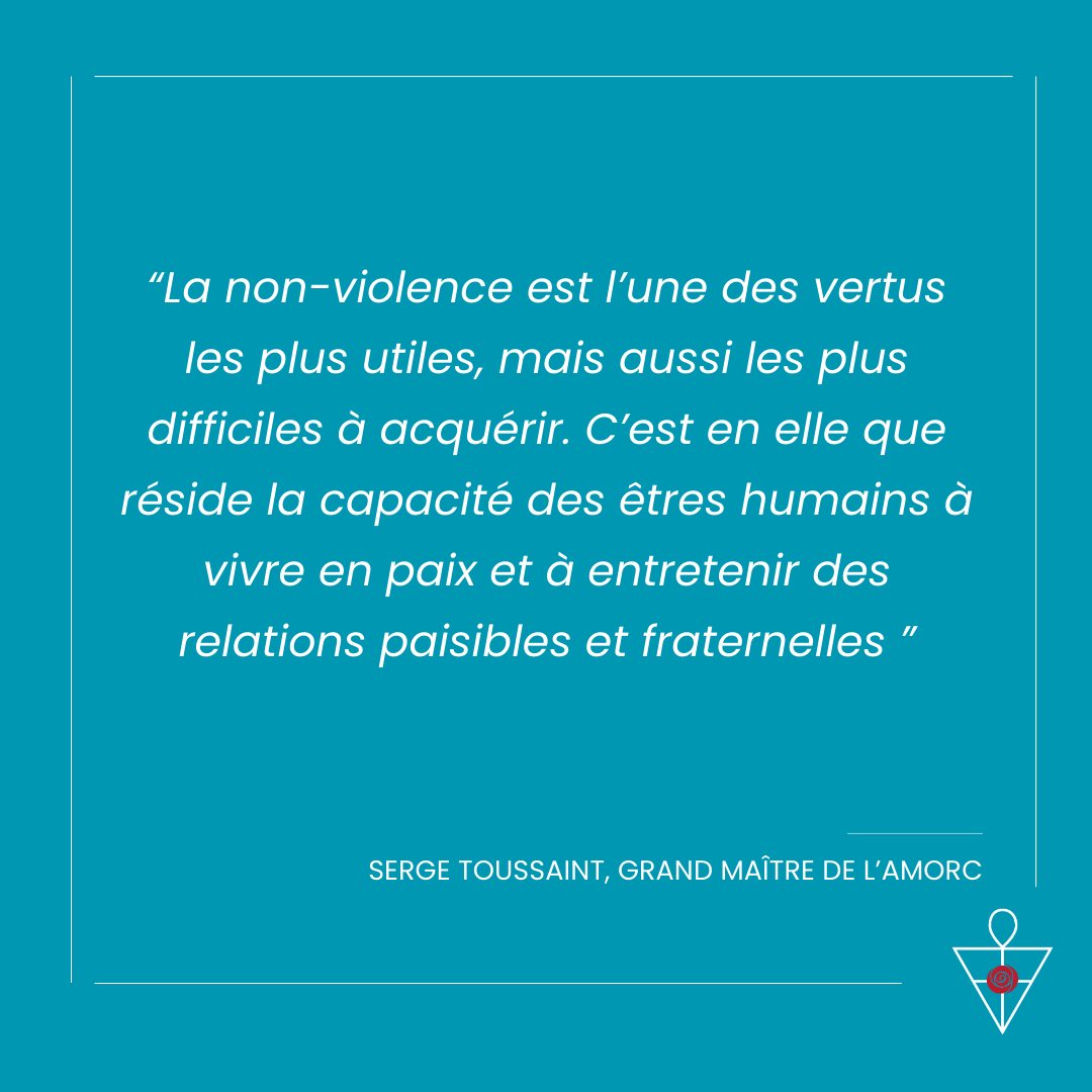 rosecroixamorc's tweet photo. Et vous? Que pensez-vous de la non-violence?
👉https://t.co/DPf0CvLuhl https://t.co/GGeAPewIRI
