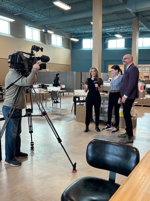 Thank you @AnaAlmeidaCTV for dropping by to interview Claire about our LaughAbility fundraiser! @CTVAtlantic Tickets still available at laughability-ns.ca