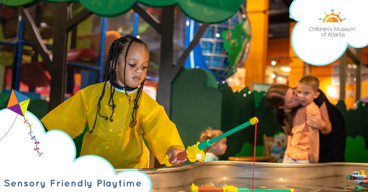 Children's Museum of Atlanta on X: Come join us for a Sensory Friendly  Playtime on Sunday, March 3! This includes a sensory-modified setting,  limited admission, and sound adjustments. 🤩 🔗 To learn