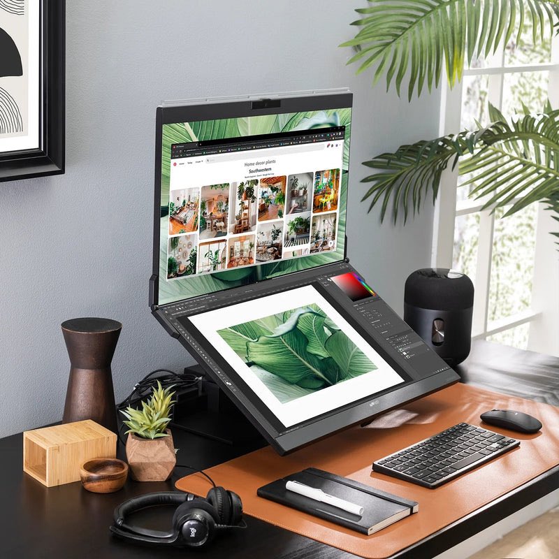ComputerWorksAG's tweet photo. No more eye and neck strain! 👋 

The sensational Geminos from Mobile Pixels offers comfort and reduces annoying head movements.

Less scrolling, more screen time! 🌟 

#MobilePixel #Geminos #Screen #Monitor #Revolution #ElevateYourWorkspace #MonitorGoals https://t.co/fNe3aJ2gd8