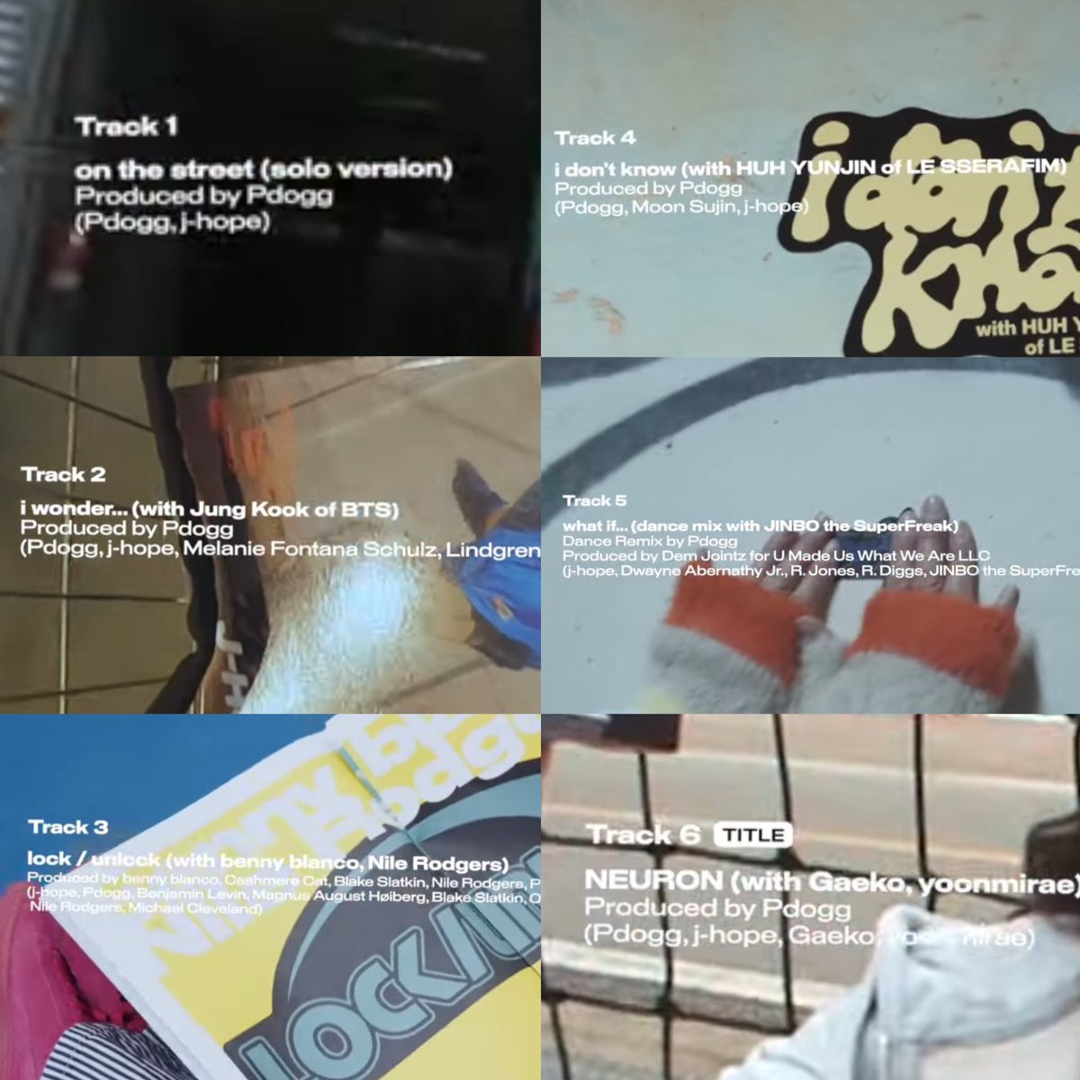 porktendencia's tweet image. "J-HOPE", "hoseok" y "hobi":
Porque Hobi sacó el tracklist de su nuevo álbum, "ON THE STREET VOL. 1".