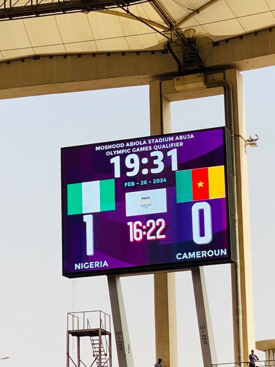 Super Falcons is leading….1-0.Cameroon 

NGRCMR