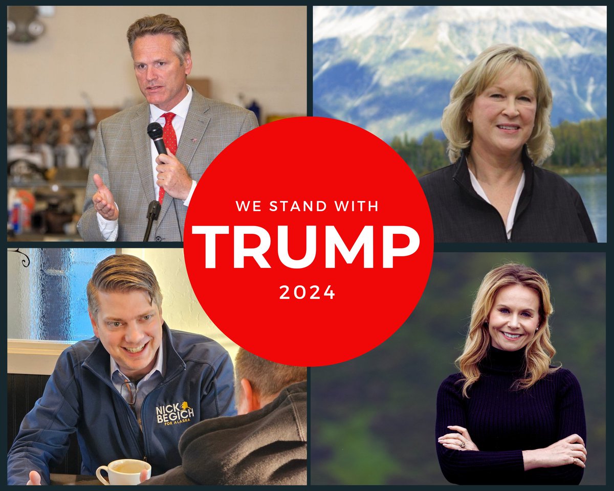 BREAKING NEWS: I'm excited to announce I'll serve as the Alaska State Chair for President Trump's 2024 Campaign! #maga #trumpforpresident #stand #courageiscontagious mustreadalaska.com/tshibaka-named…