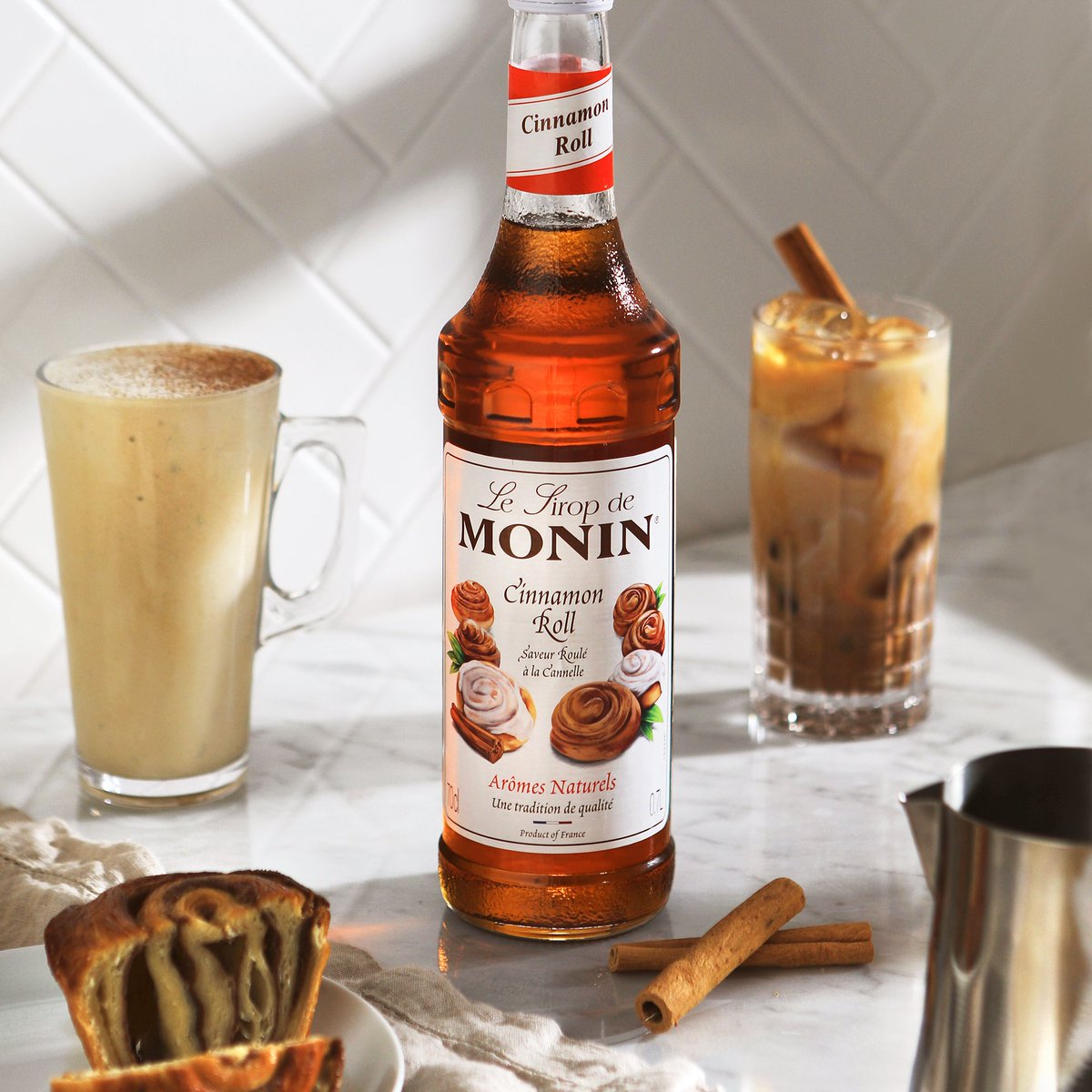 We’re so excited to announce the release of our NEW syrup… 🥁 MONIN Cinnamon Roll syrup, for that fresh-from-the-oven flavour. 

Find out more: monin1912.com/cinnamon-roll-… Coming soon to your favourite wholesaler… 👀 

#MONIN #CinnamonRolls #coffeeshops #newrelease #bars #hospolife