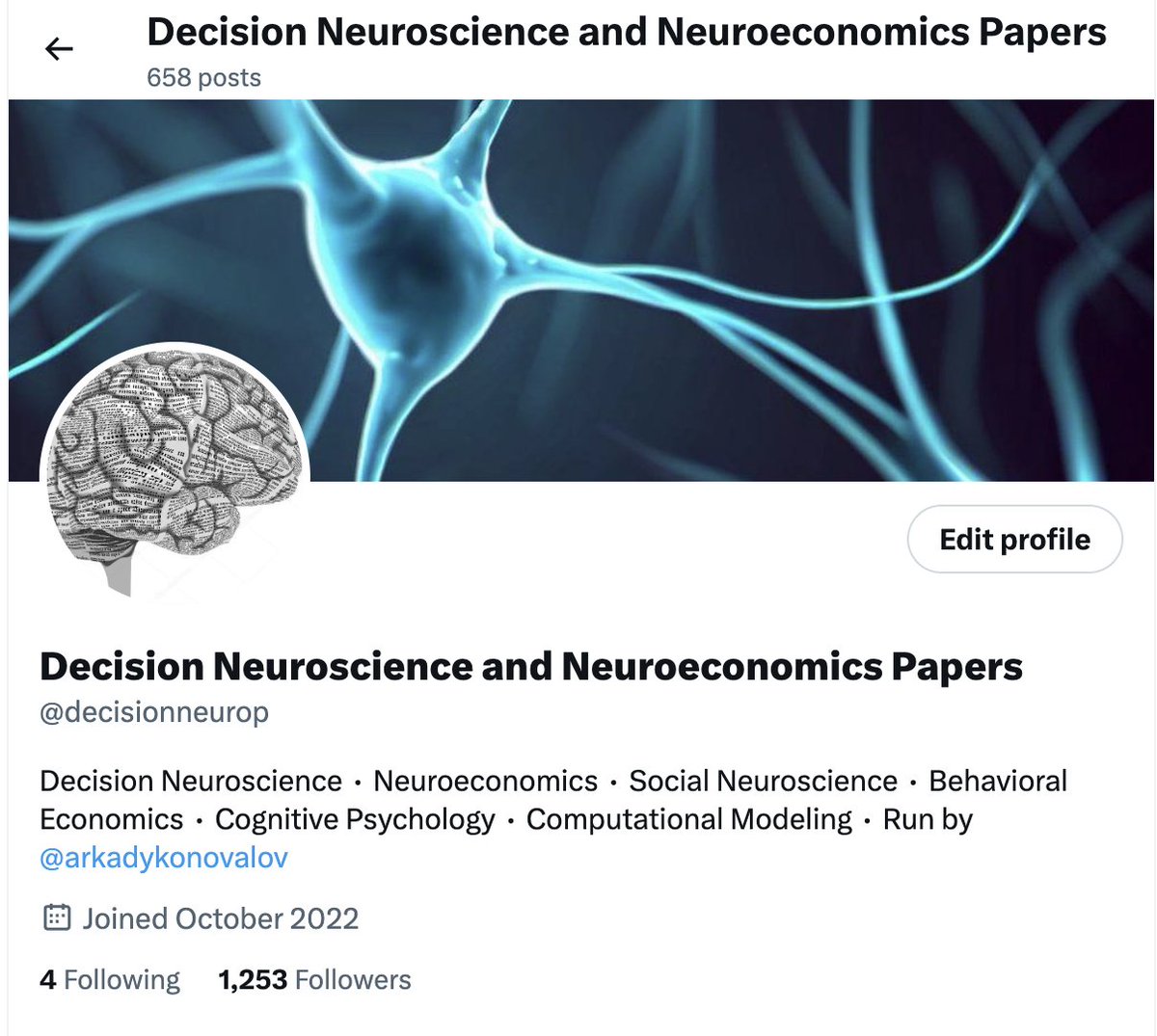 Arkady Konovalov (@arkadykonovalov) on Twitter photo Just a reminder that I run another account <a href="/decisionneurop/">Decision Neuroscience and Neuroeconomics Papers</a> where I share links to recent decision neuroscience and neuroeconomics papers - in case that can be useful to someone. it's currently over 600+ papers over the last year and a half Just a reminder that I run another account <a href="/decisionneurop/">Decision Neuroscience and Neuroeconomics Papers</a> where I share links to recent decision neuroscience and neuroeconomics papers - in case that can be useful to someone. it's currently over 600+ papers over the last year and a half