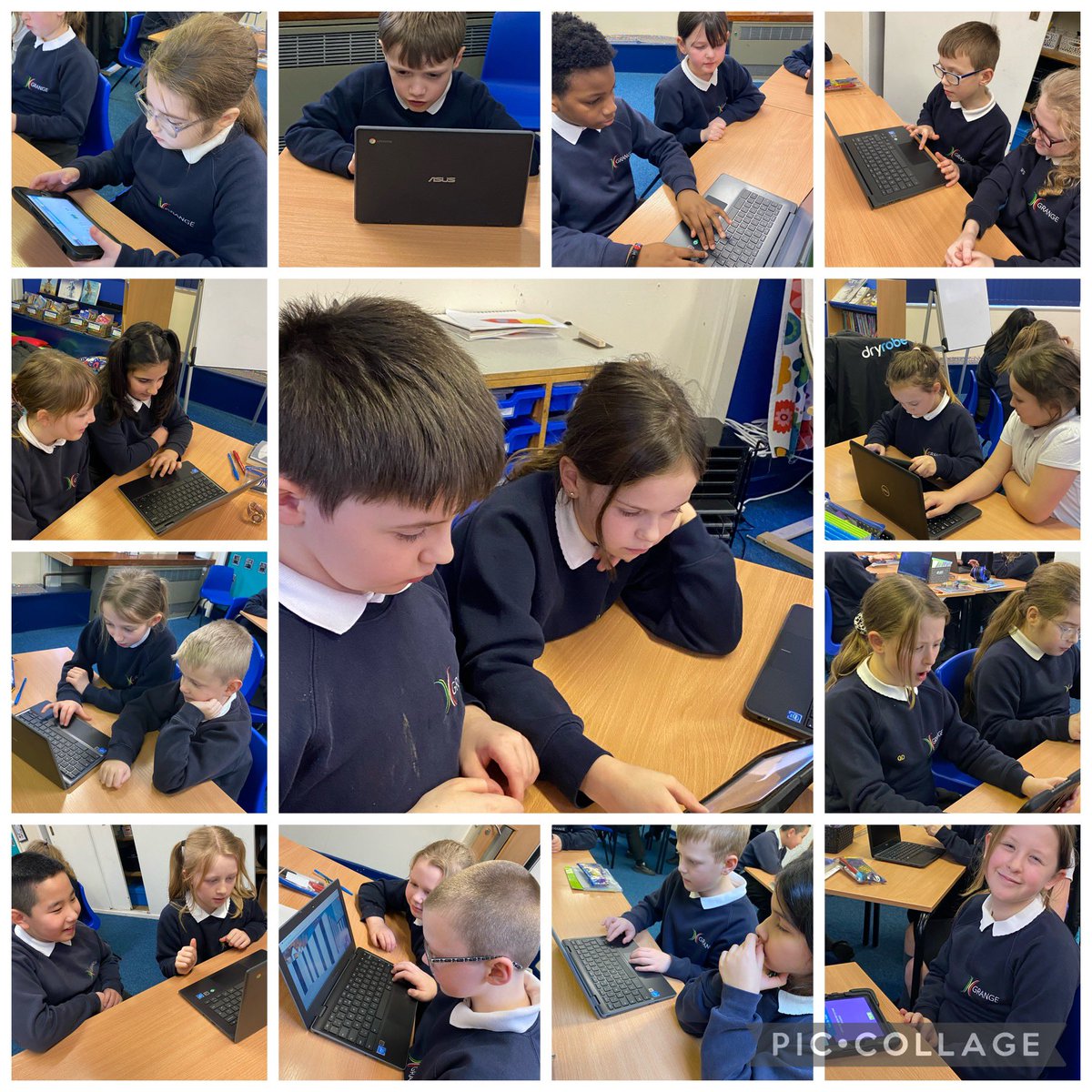 GrangeMissBr's tweet photo. This afternoon, Year 5 haves used @purpleMash to create a digital plan for a game they will create using the 2DIY3D Software! Well done, Superstars! 🌟🌟🌟
#GrangeComputing @GrangeMissH @GrangeMissA Xx https://t.co/6t4VR5Cib8
