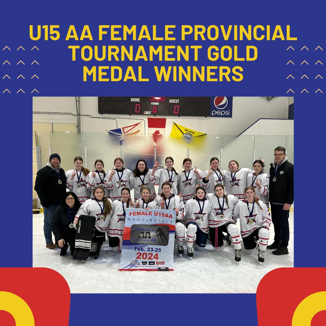 Congrats to the DJHL Stars on their U15 AA Provincial gold medal win this weekend! The Stars defeated the DJHL Ice Breakers 2-1. What a game!

Another congratulations to Tripen Ice on their bronze medal win against the Western Warriors. Thank you to everyone for a great weekend!