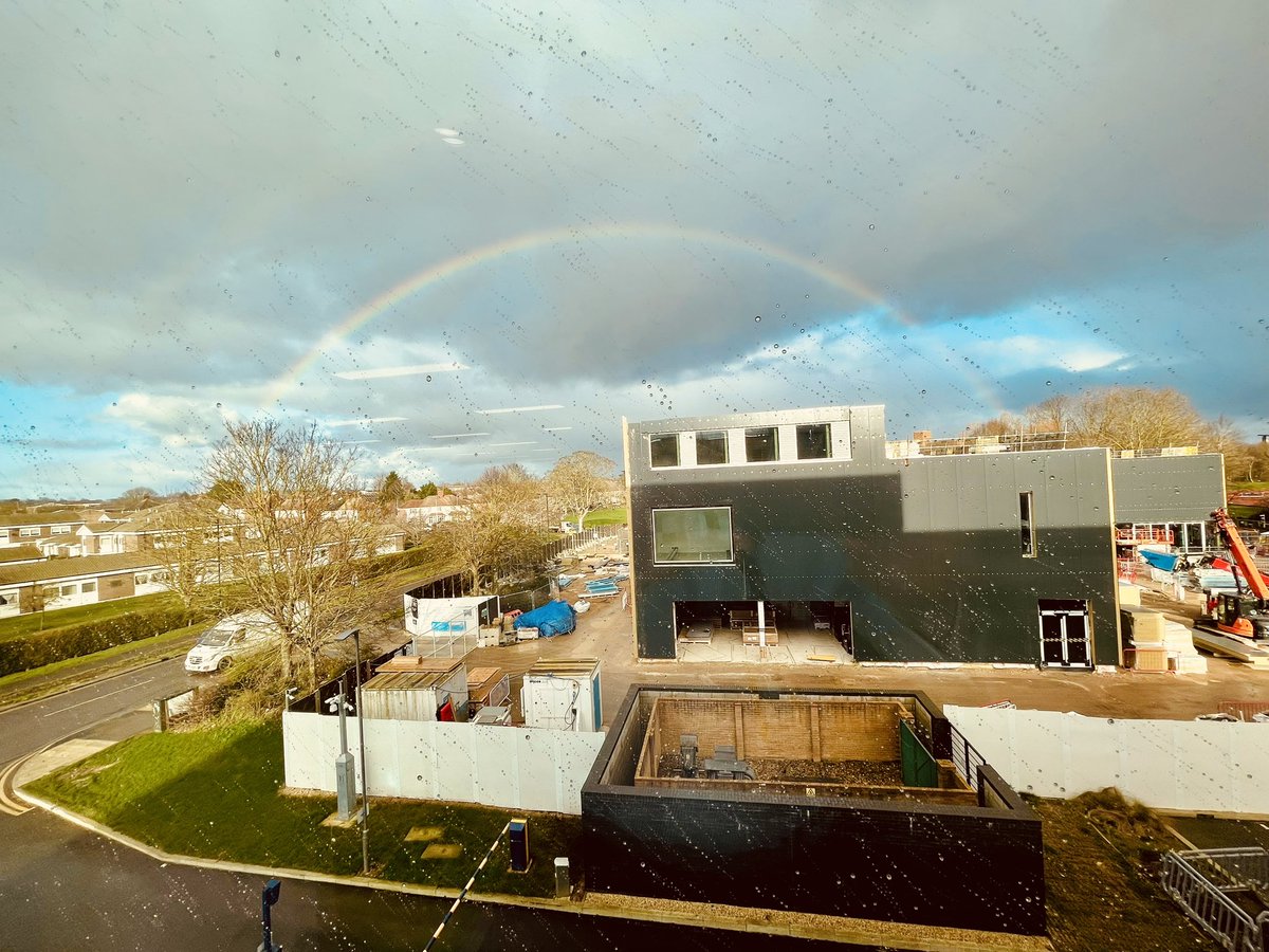 Pot of gold at the end of the #ARUPeterborough rainbow 🌈 @AngliaRuskin