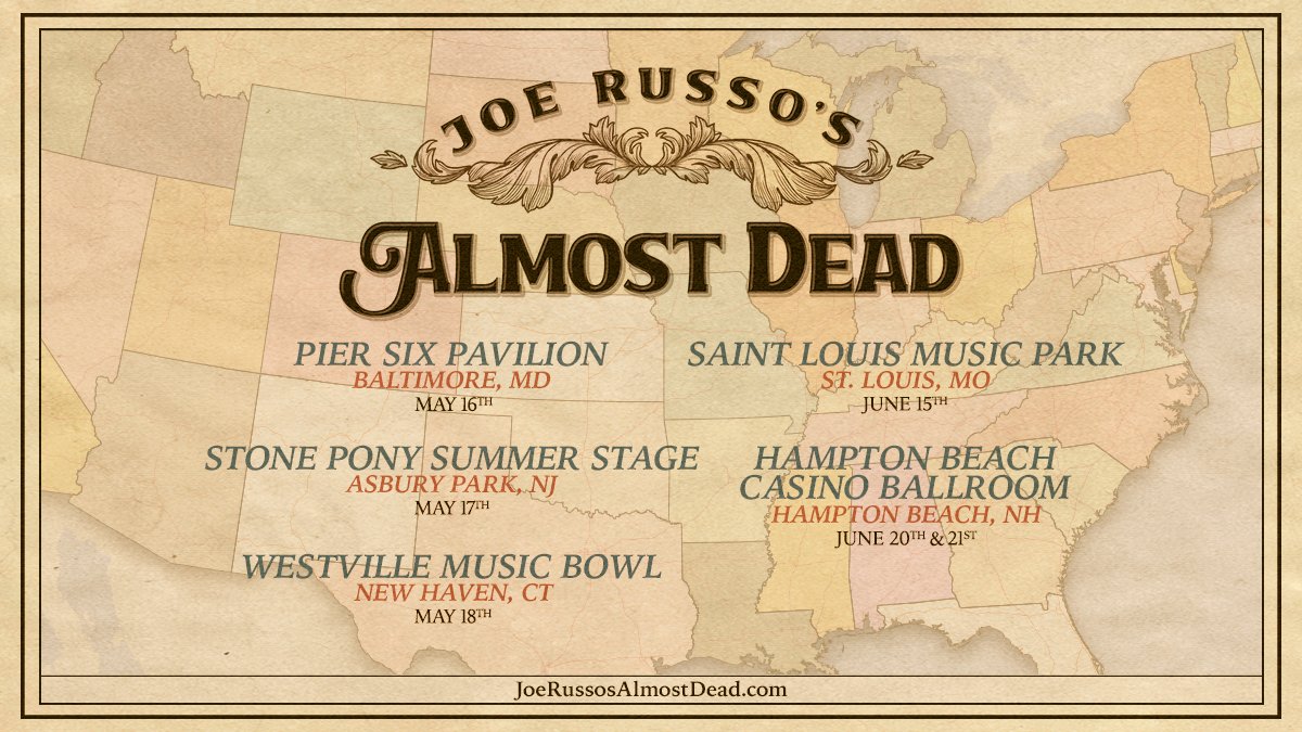 #NewShows!

MAY 16 @PierSixPavilion 
MAY 17 @thestonepony 
MAY 18 @WestvilleBowl 
JUN 15 @STLMusicPark 
JUN 20 & 21 @CasinoBallroom 
(JUN 22 Save the date)

Band Presale  WED, FEB 28 at 11AM ET

PW will be posted here, at 11am on WED.

On Sale FRI, MAR 1 at 10AM Local