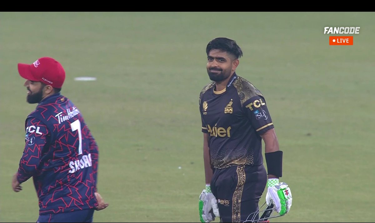 CricCrazyJohns's tweet photo. Babar Azam in the first 42 balls - 52* runs. 
Babar Azam in the next 21 balls - 59* runs. 

- 11th T20 hundred for Babar Azam, 2nd behind the great Chris Gayle. https://t.co/Ppdf0QoYOf