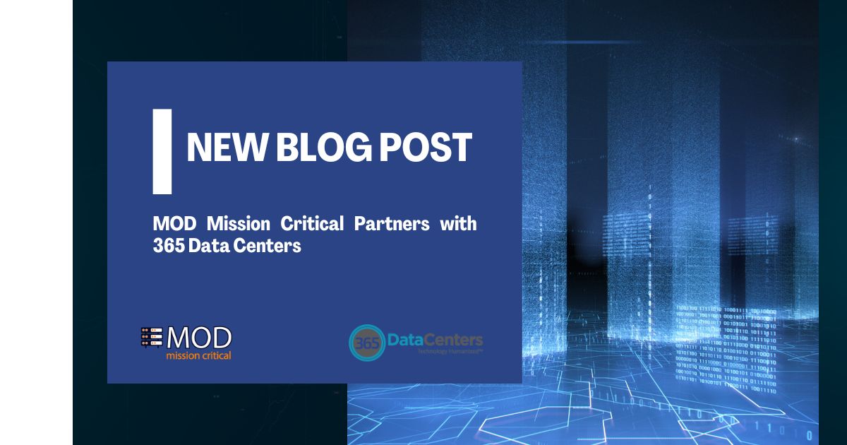 MODMission's tweet image. MOD partners with 365 to deliver solutions powered by its dynamic on-demand platform, #MODPaaSPort™, from 365’s network-centric #colocation facilities. The partnership enables MOD to offer fractional colocation and #connectivitysolutions...bit.ly/42VToaQ